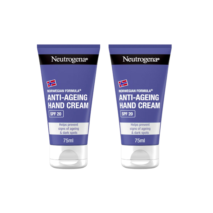 Neutrogena Fórmula Noruega Crema de Manos Anti-edad Spf20 Duplo 75ml + 75ml