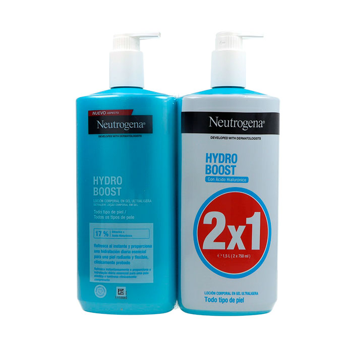 Neutrogena Hydro Boost Loción Corporal en Gel 2x1 750ml