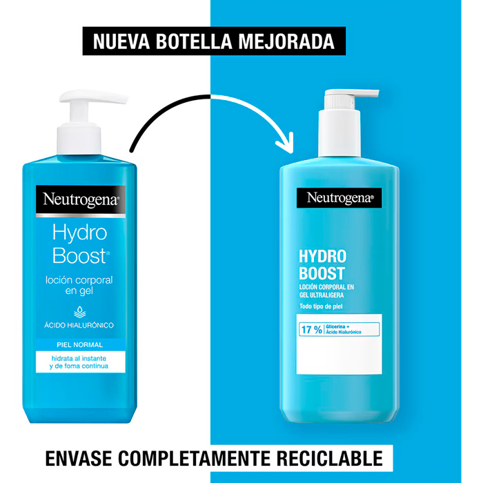 Neutrogena Hydro Boost Loción Corporal en Gel Ultraligera 400ml
