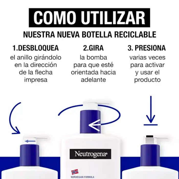 Neutrogena Loción Corporal Hidratación Profunda 2x1 750ml