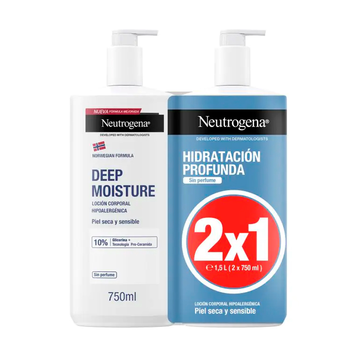 Neutrogena Loción Corporal Hipoalergénica 2x1 750ml