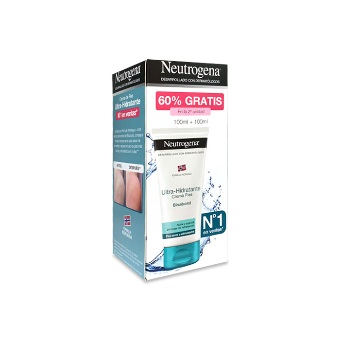 Neutrogena Pies Crema Ultra-hidratante Duplo 100ml + 100ml