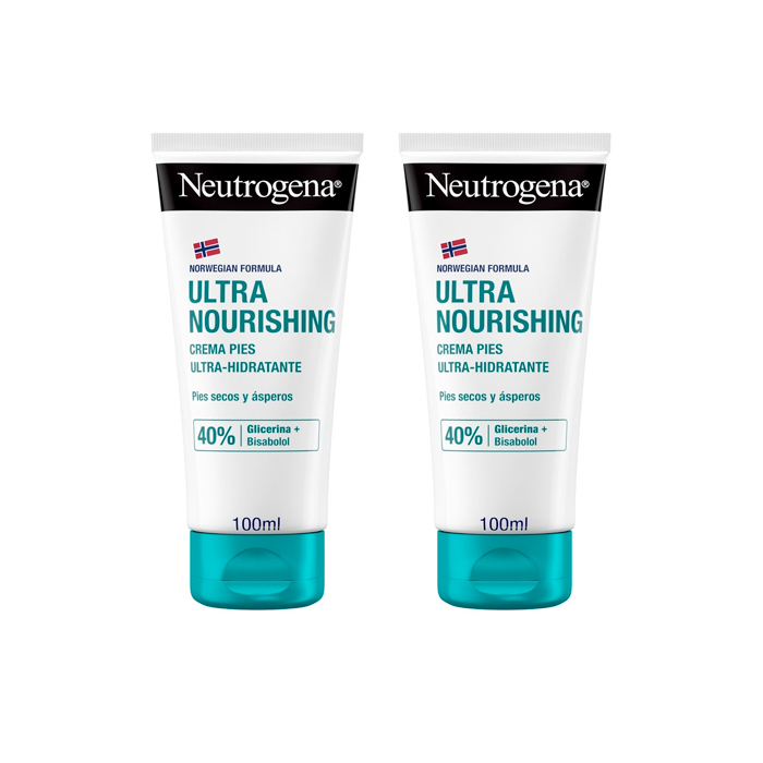 Neutrogena Pies Crema Ultra-hidratante Duplo 100ml + 100ml