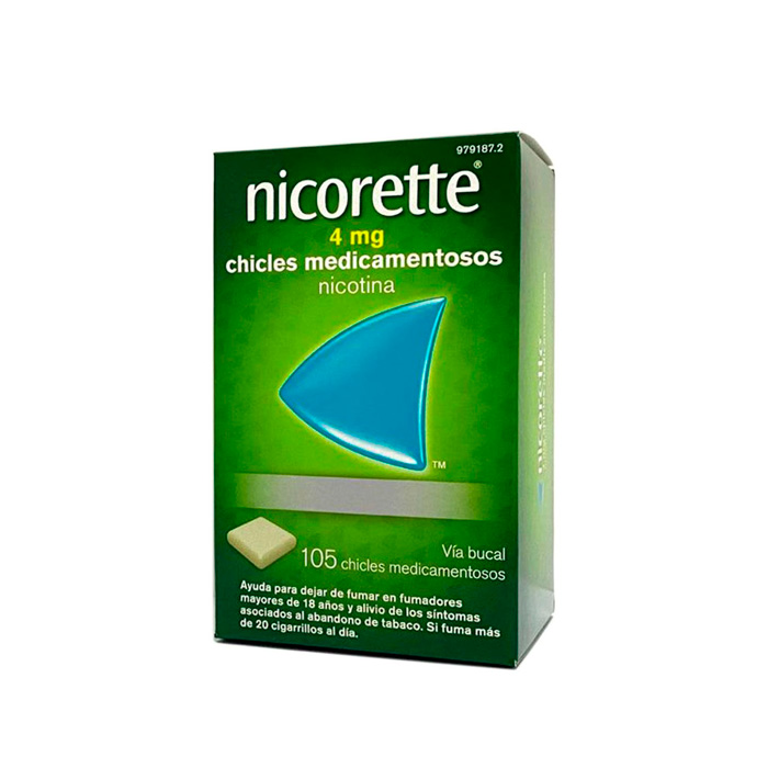 Nicorette 4mg 105 Chicles