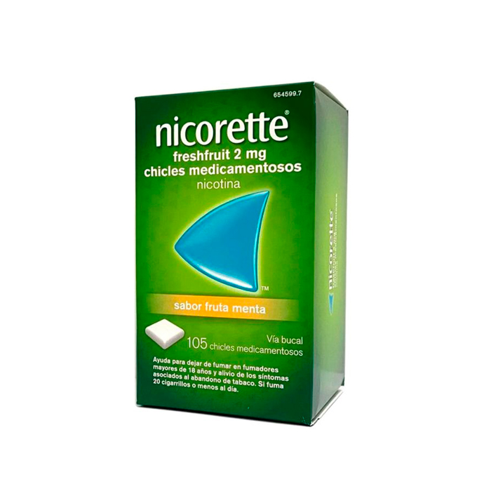 Nicorette Freshfruit 2 mg 105 Chicles