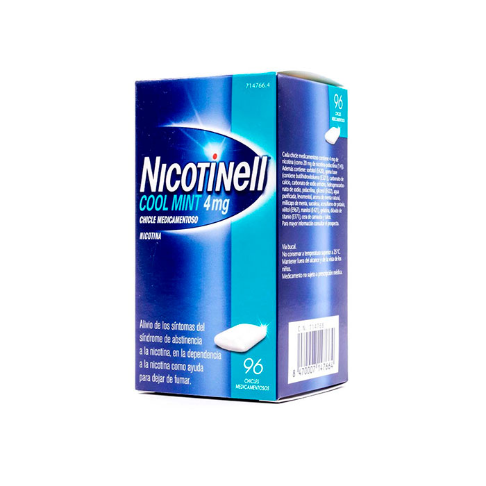 Nicotinell Cool Mint 4 mg 96 Chicles Medicamentosos