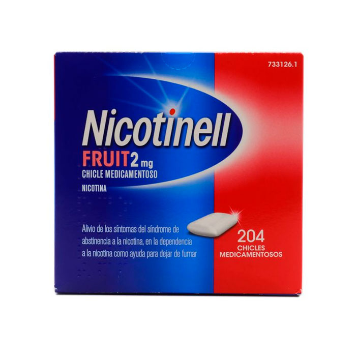 Nicotinell Fruit 2 mg 204 Chicles Medicamentosos