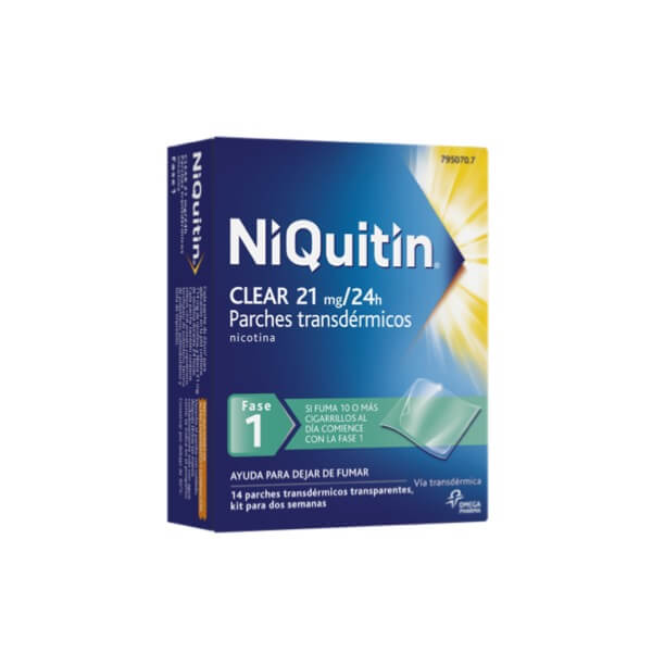 Niquitin Clear Fase 1 21mg/24h  14 Parches Transdermicos