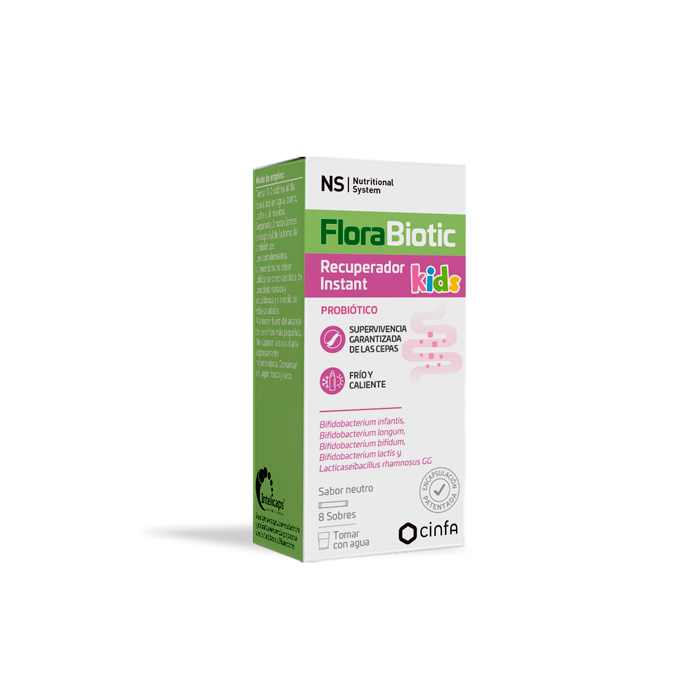 Ns Florabiotic Recuperador Instant Kids 8 Sobres