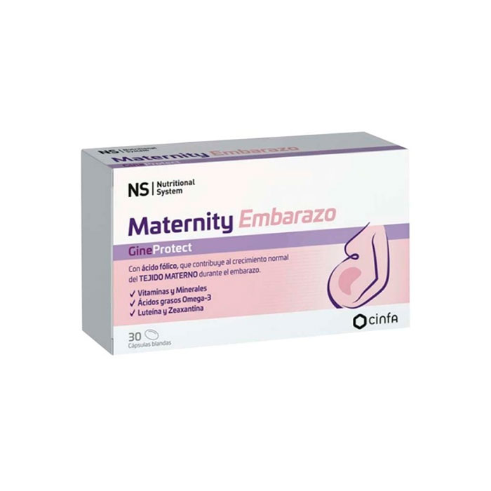 Ns Gineprotec Maternity Embarazo 30 Cápsulas Blandas