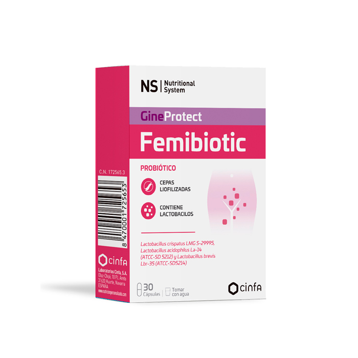Ns Gineprotect Femibiotic 30 Cápsulas