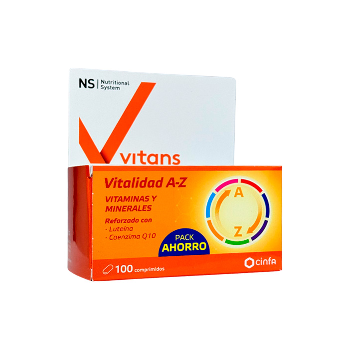 Ns Vitans Vitalidad A-z 100 Comprimidos