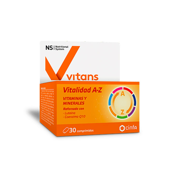Ns Vitans Vitalidad A-z 30 Comprimidos
