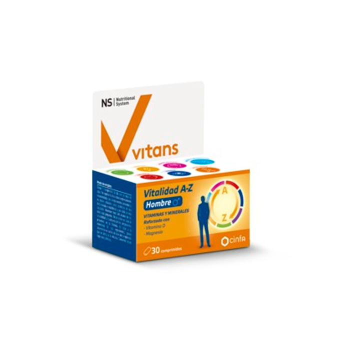 Ns Vitans Vitalidad A-z Hombre 30 Comprimidos