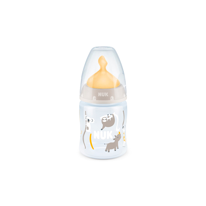 Nuk Biberón Fc+ Pp Látex con Control de Temperatura 0-6m Gris 150ml