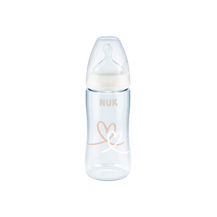 Nuk Biberón Fc+ Pp Silicona con Control de Temperatura 6-18m Blanco 300ml