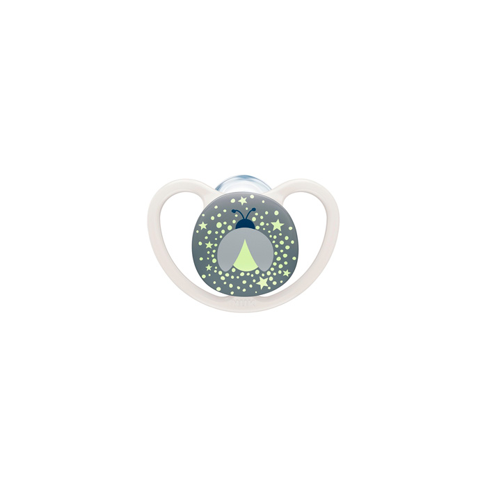 Nuk Chupete Perfect Match Air Night Blanco 6-18m