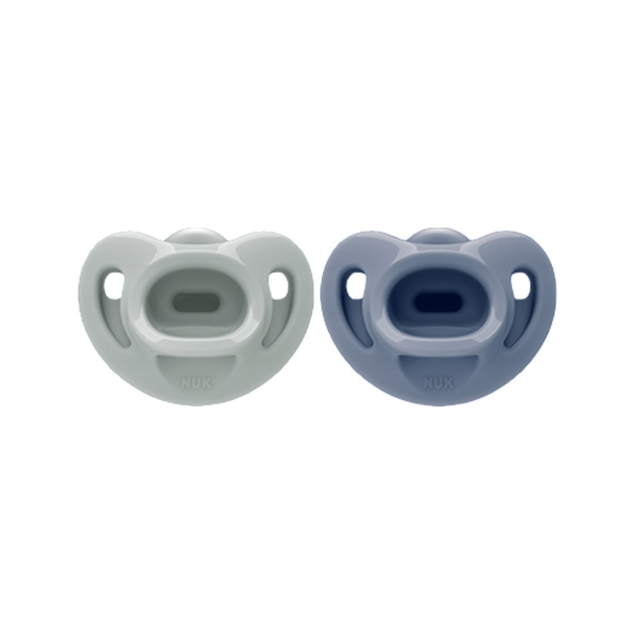 Nuk Pack Chupetes First Choice Soft Azul y Verde 0-6m