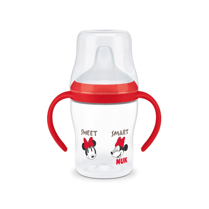 Nuk Perfect Match Biberón de Entrenamiento Mickey 6m+ Rojo 150ml
