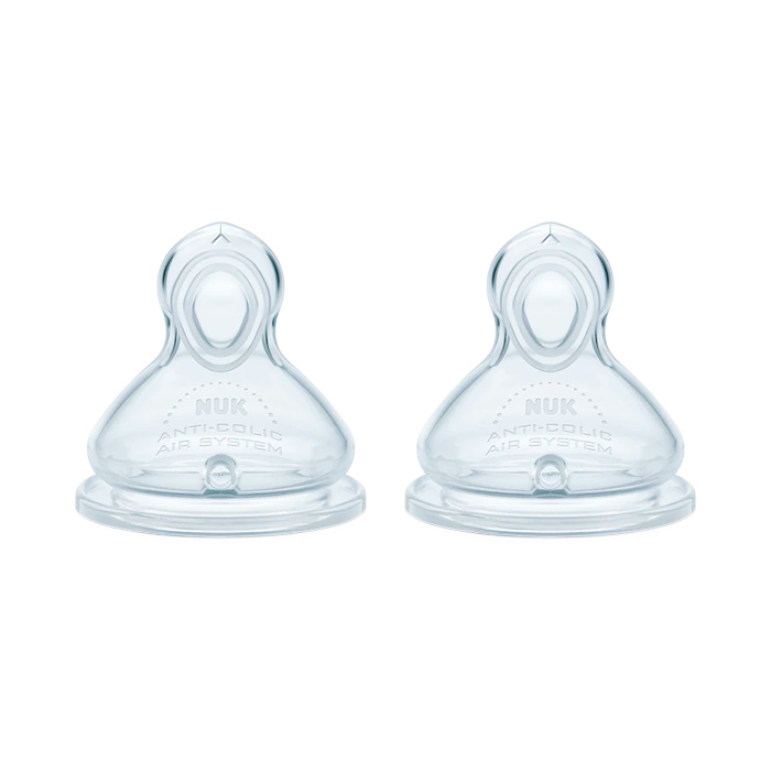 Nuk Tetina First Choice+ Silicona Flow Control 6-18m 2 Unidades