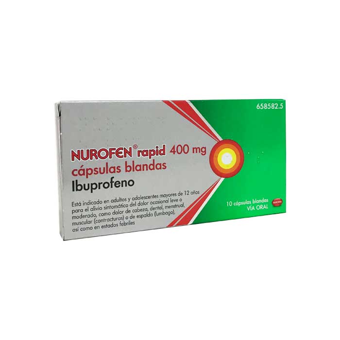 Nurofen Rapid 400mg 10 Capsulas Blandas