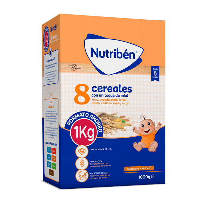 Nutribén 8 Cereales y Miel 1kg