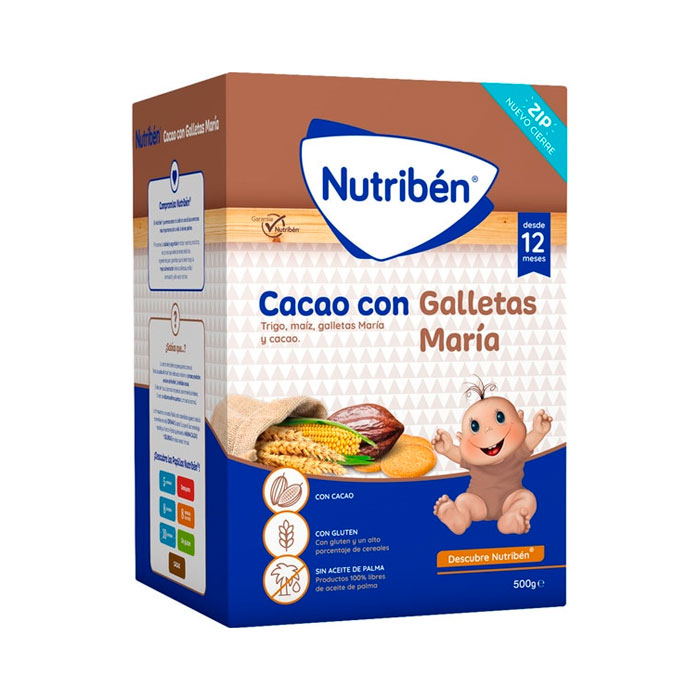 Nutribén Cacao con Galletas María 500g