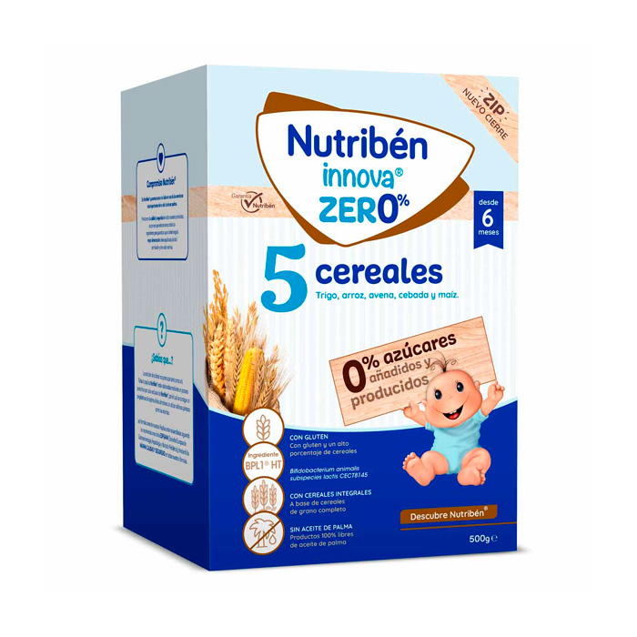 Nutribén Innova Zero% 5 Cereales 500g