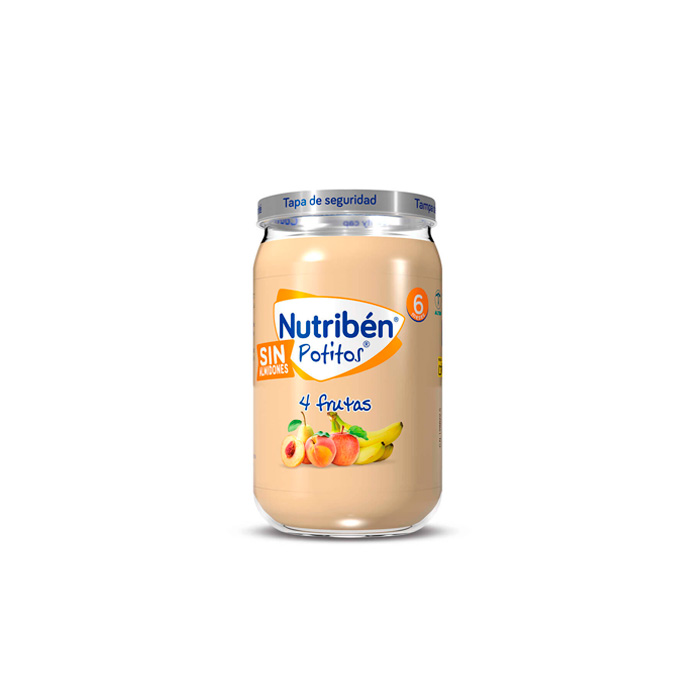 Nutribén Potitos 4 Frutas Sin Almidones 235g