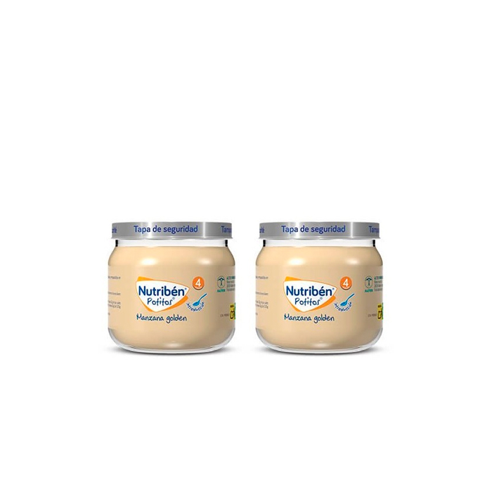 Nutribén Potitos Manzana Golden Duplo 120g