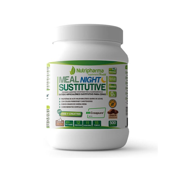 Nutripharma Meal Night Sustitutive Sabor Chocolate 500g