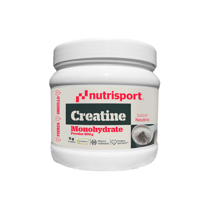 Nutrisport Creatina 400 Monohidrato Creapure Polvo 400g