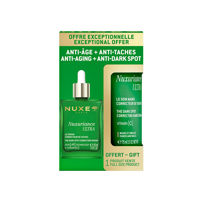 Nuxe Pack Nuxuriance Ultra Sérum Corrector Antimanchas 30ml + Tratamiento de Manos Corrector de Manchas 75ml