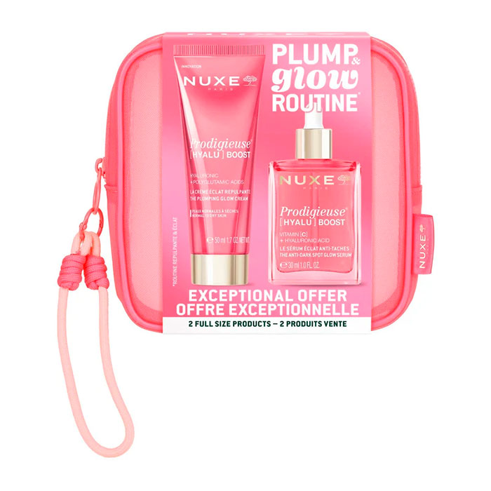 Nuxe Prodigieuse Hyalu Boost Neceser Rutina Repulpante E Iluminadora