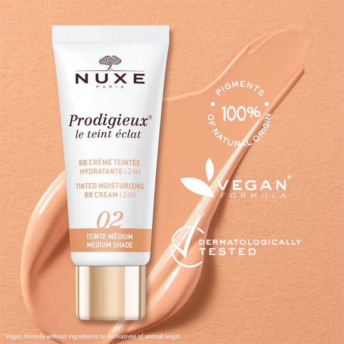 Nuxe Prodigieux Bb Cream Hidratante con Color Tono Medio 30ml