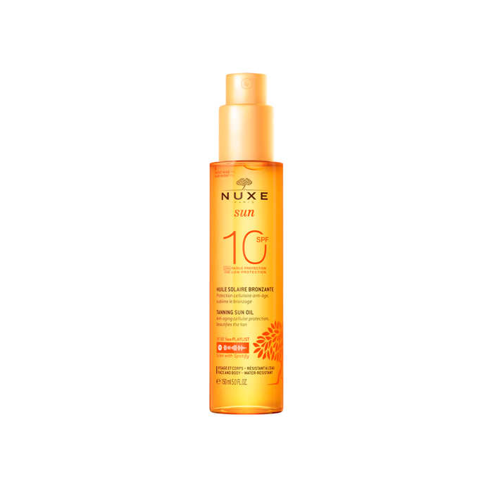 Nuxe Sun Aceite Bronceador Protección Baja Spf10 150ml