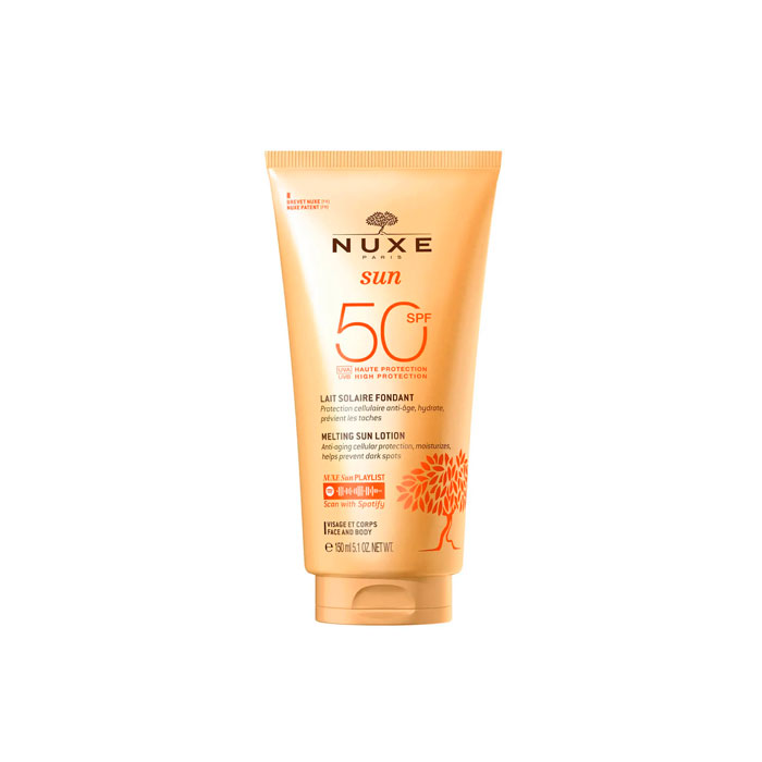 Nuxe Sun Leche Fundente Alta Protección Spf50 150ml