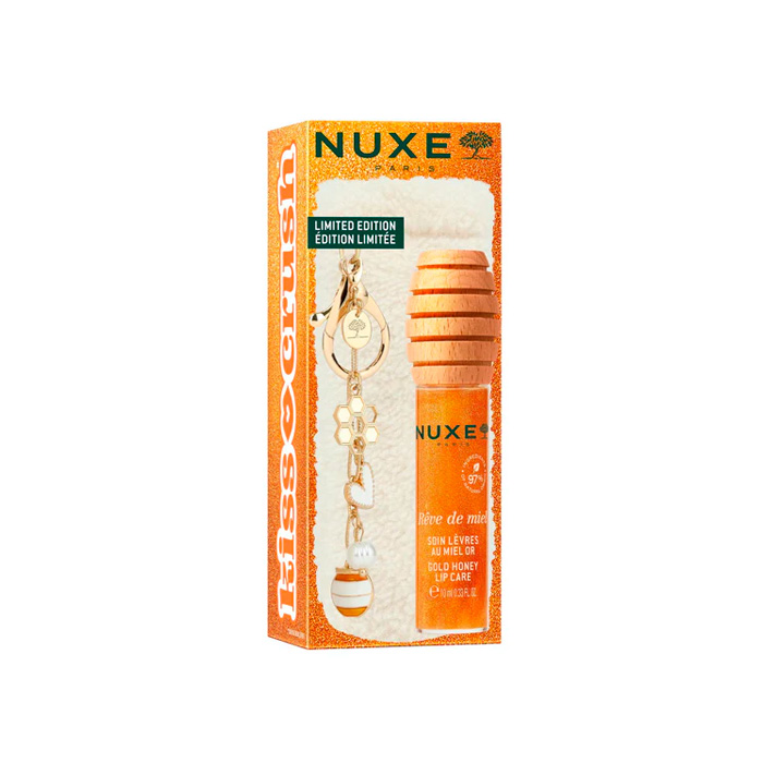 Nuxe Tratamiento Labial Oro con Miel con Funda y Charms