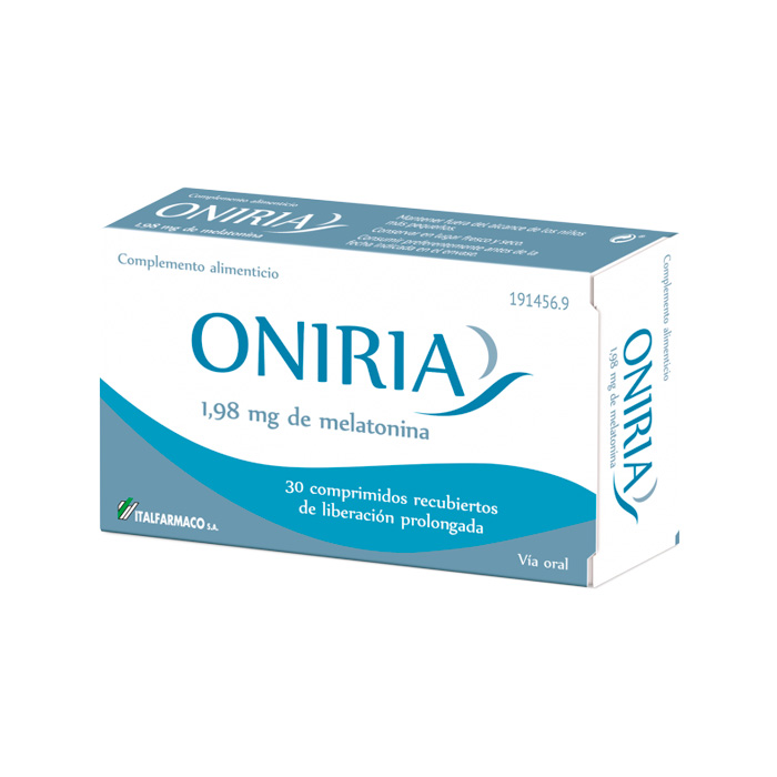 Oniria 1,98mg Melatonina 30 Comprimidos Liberación Prolongada