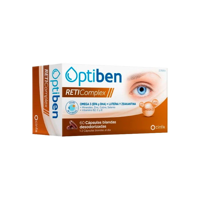 Optiben Reticomplex 60 Cápsulas Blandas Desodorizadas