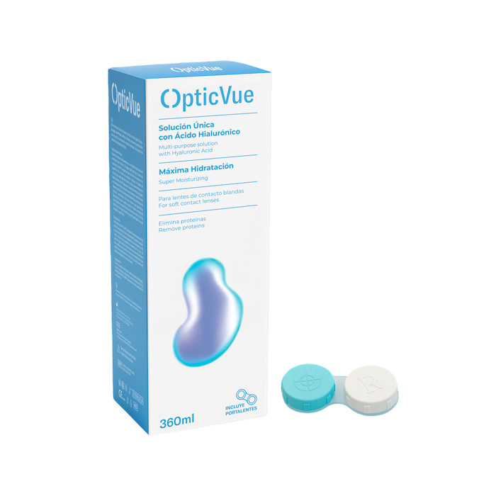 Opticvue Solución Única con Ácido Hialurónico 360ml