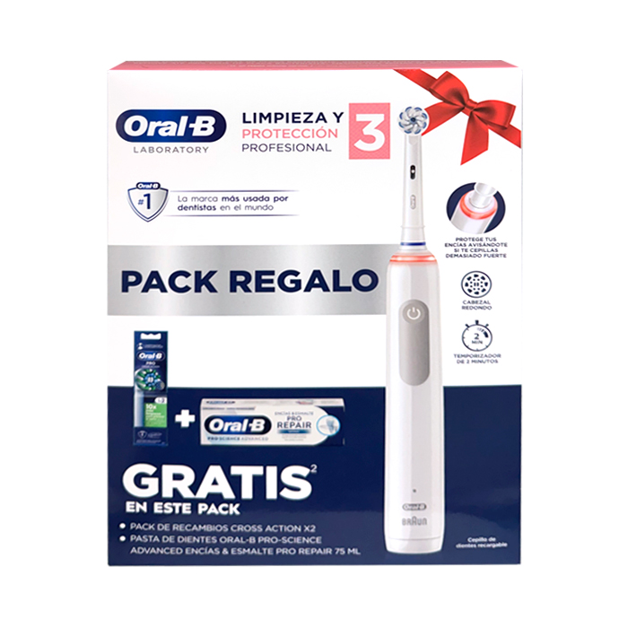Oral-b Pack Regalo Cepillo Eléctrico Limpieza y Protección Profesional 3