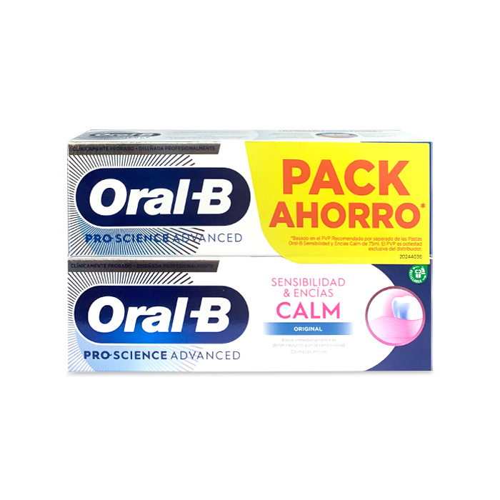 Oral-b Pasta Dentífrica Sensibilidad & Encías Calm Original Duplo 75ml + 75ml