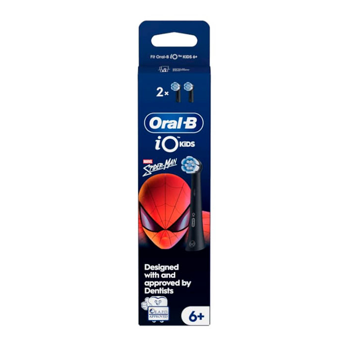 Oral-b Recambio Cepillo Eléctrico Io Kids Spiderman 2 Unidades