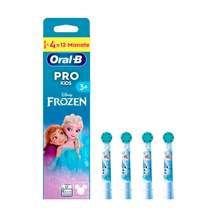 Oral-b Recambio Cepillo Eléctrico Pro Kids Frozen 4 Unidades