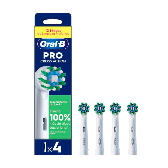 Oral-b Recambios Pro Cross Action 4 Unidades