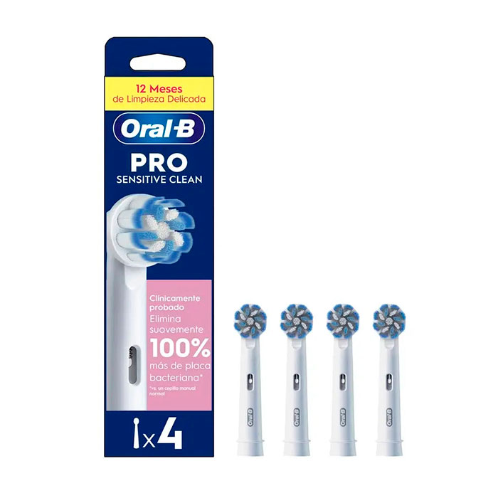Oral-b Recambios Pro Sensitive Clean 4 Unidades