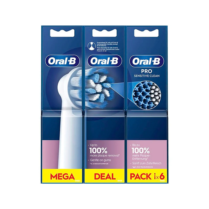 Oral-b Recambios Sensitive Clean 6 Uds