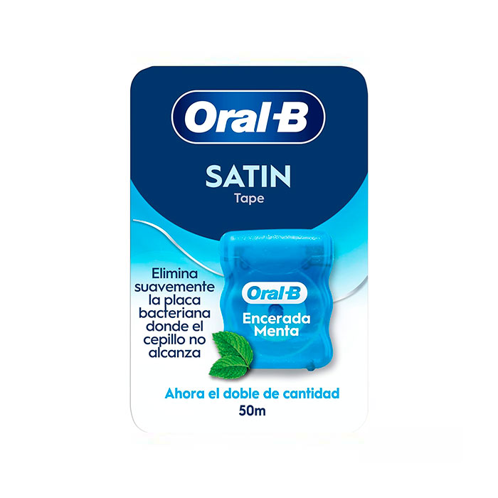 Oral-b Satin Tape Hilo Dental Menta 50 Metros