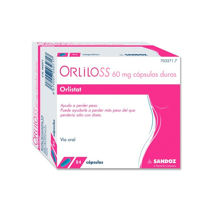 Orliloss 60 mg 84 Cápsulas Duras